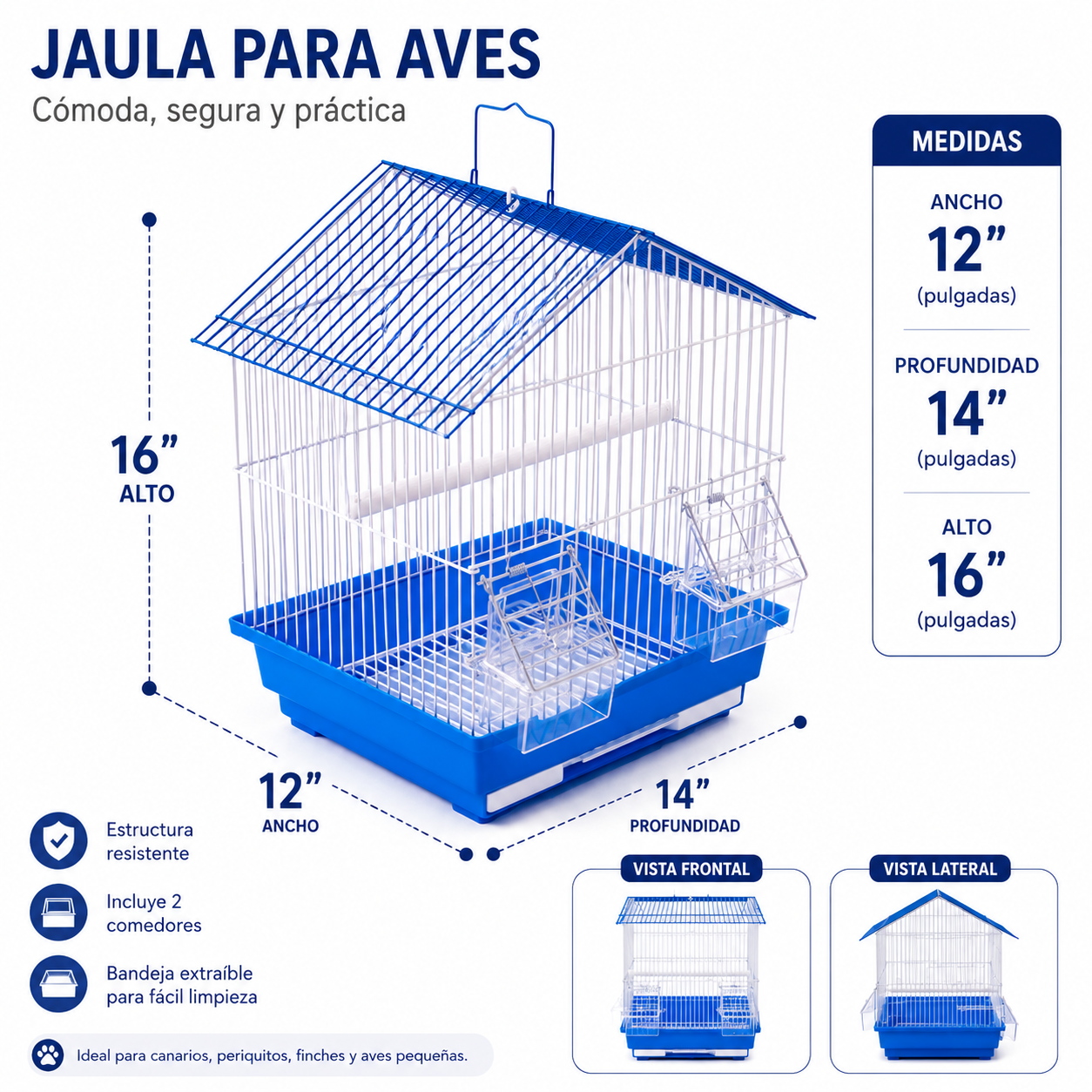 Jaula Pequeña para aves