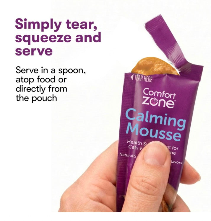 CAT CALMING MOUSSE; LICKABLE CAT CALMING SUPPLEMENT 12 count
