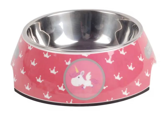 Unicorn Stainless Steel Pet Bowl