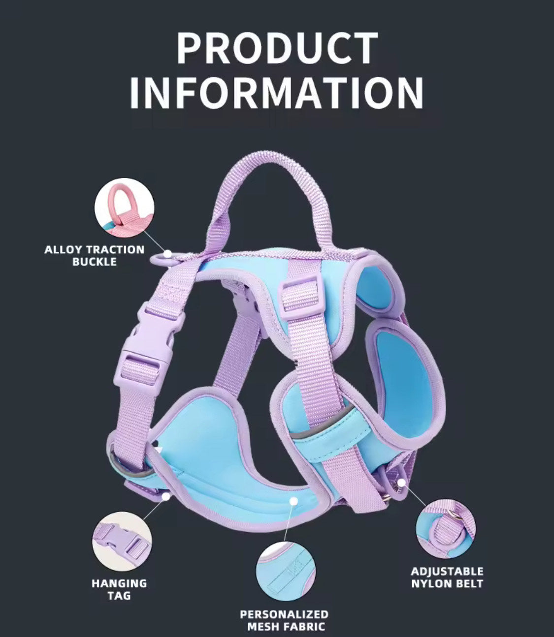 Female Chic Harness for dogs