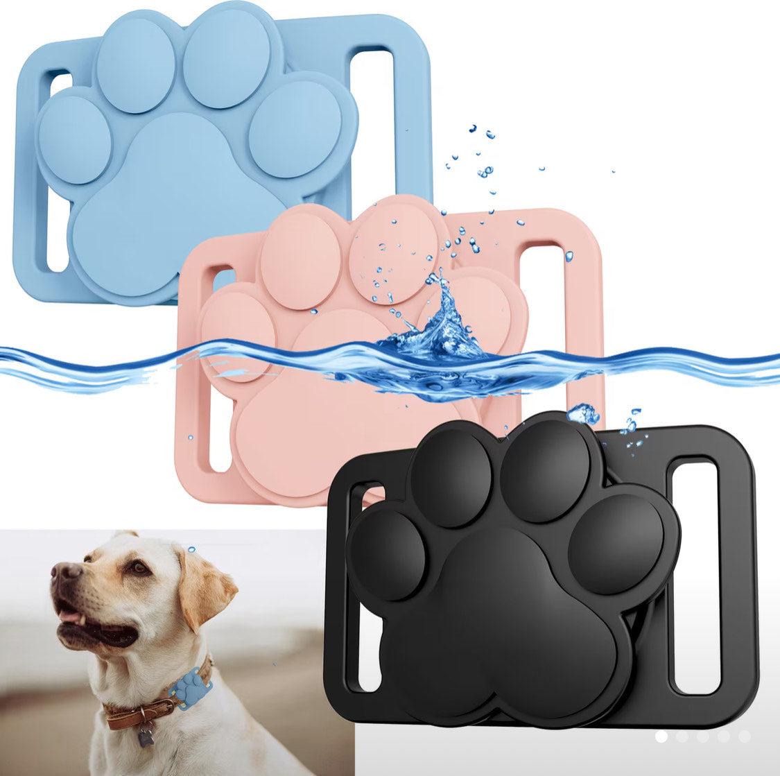 Paw AirTag Cover for Dog or Cat Collars