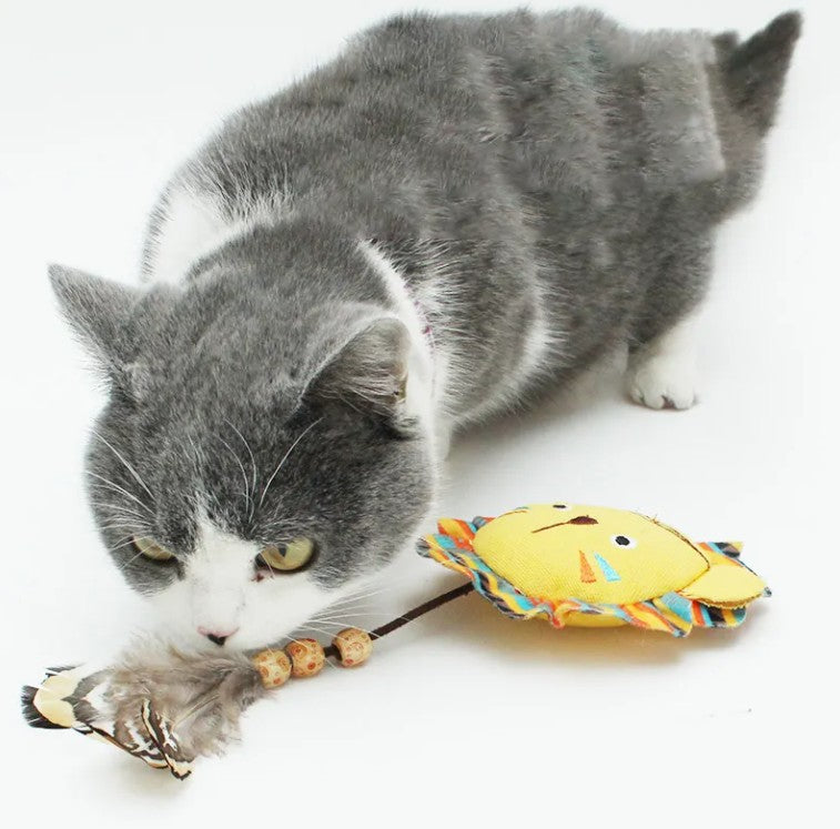 Woodland Tribal Plush Cat Toys