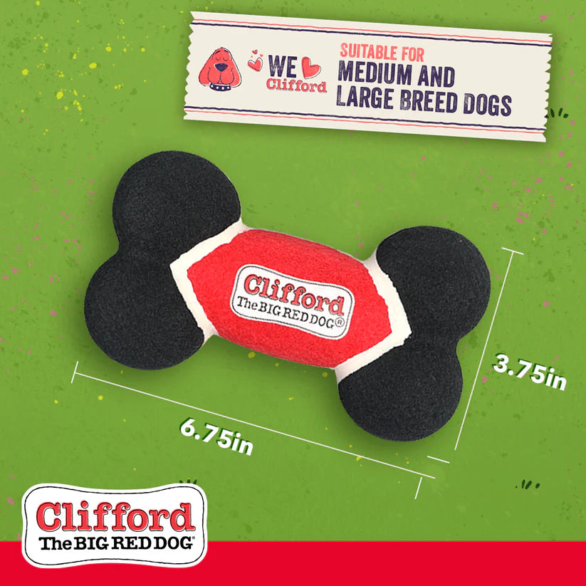 Clifford The Big Red Dog Toughie Bone Dog Toy