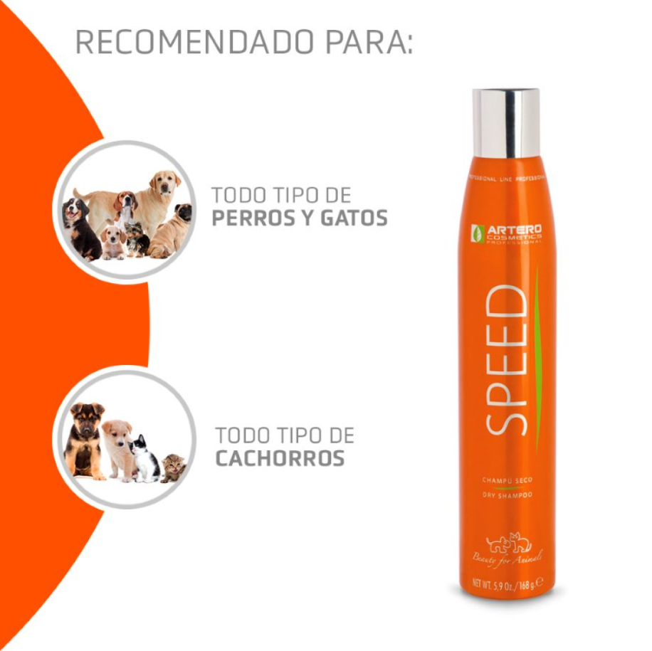 Artero Champú en seco Speed 300ml - Mascotito PR