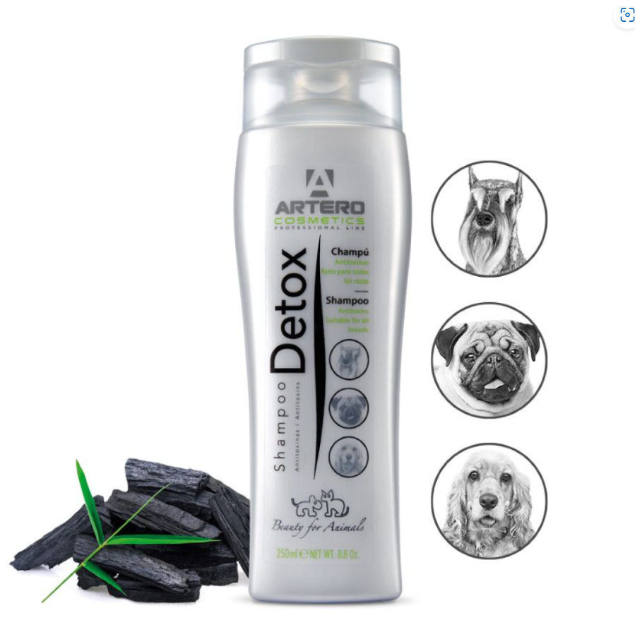 Artero Champú Detox Carbón Activo - Mascotito PR