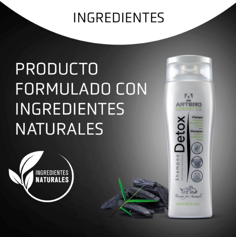 Artero Champú Detox Carbón Activo - Mascotito PR