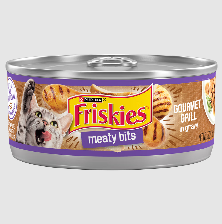 Friskies Meaty Bits Gourmet Grill in Gravy Wet Cat Food