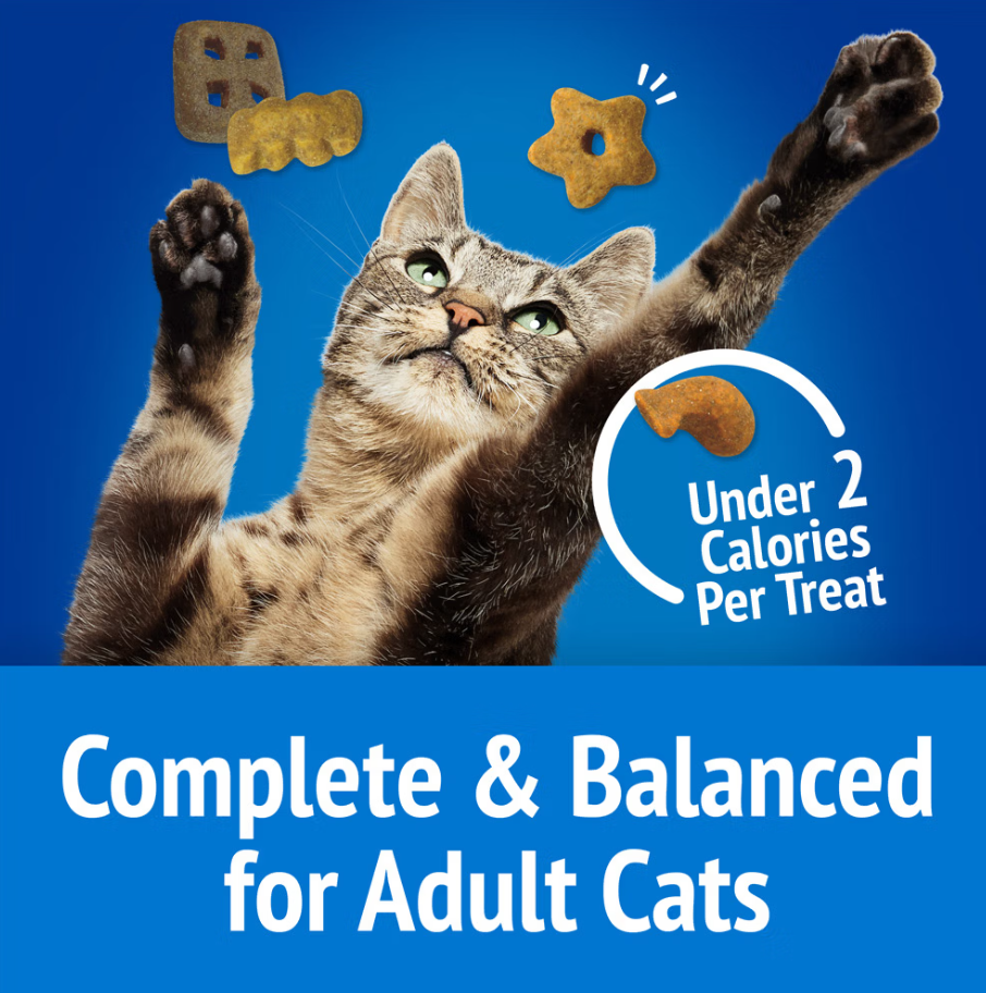 Friskies Party Mix Beachside Crunch With Ocean Whitefish & Flavors of Shrimp, Crab & Tuna Cat Treats