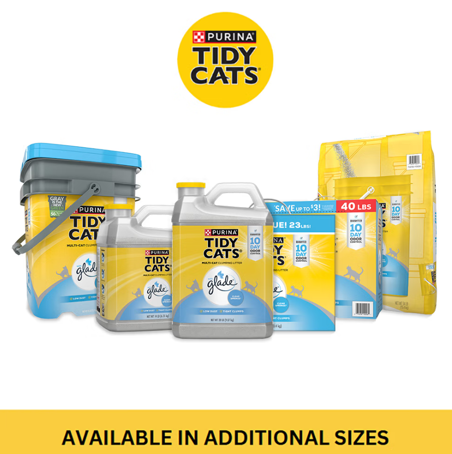 Tidy Cats® With Glade® Clear Springs® Clumping Cat Litter