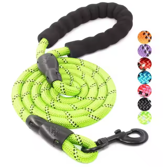 Reflective Nylon Leash with comfortable Handle