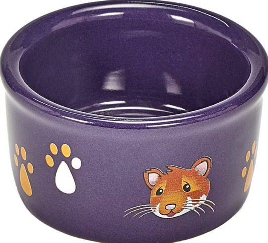 Kaytee Paw Print Hamster Food Bowl