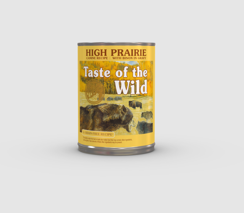 High Prairie Canine Recipe with Bison in Gravy