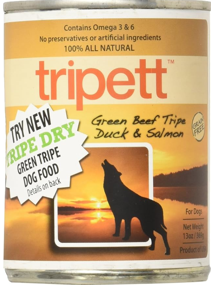 Beef Tripe, Duck & Salmon