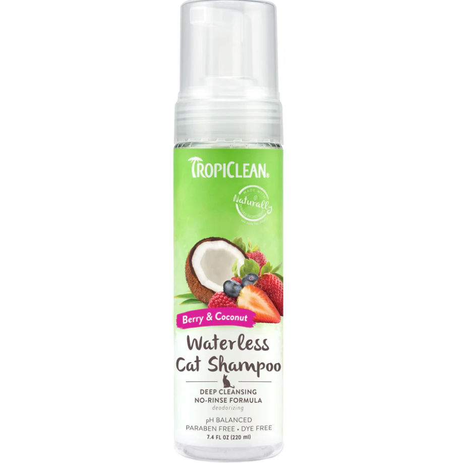 TC BERRY & COCONUT WATERLESS CAT SHAMPOO: DEEP CLEANING 7.4OZ
