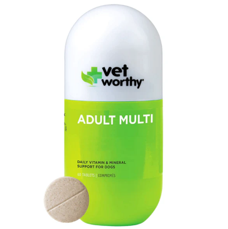 Adult Multi Vitamin Liver Flavored Tablets for Dogs - 60 ct