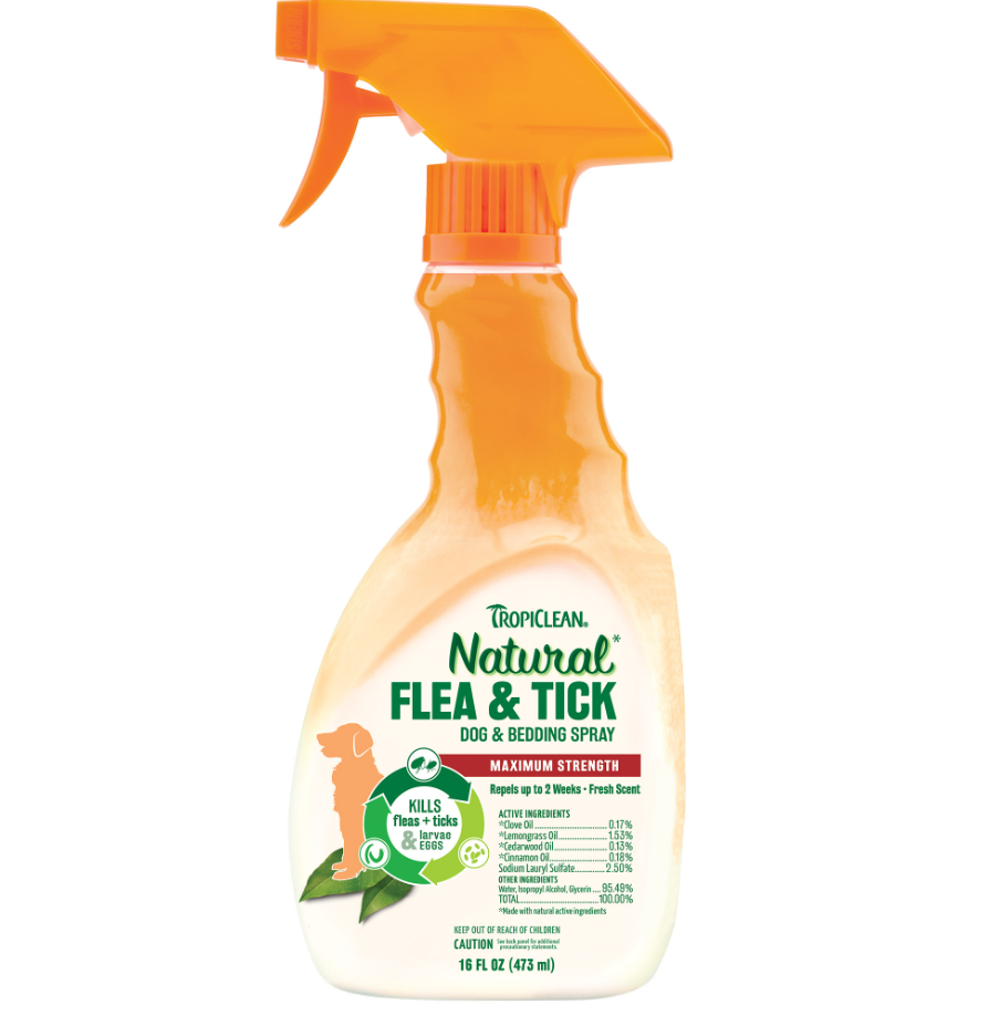 TC NATURAL FLEA & TICK DOG & BEDDING SPRAY 16oz