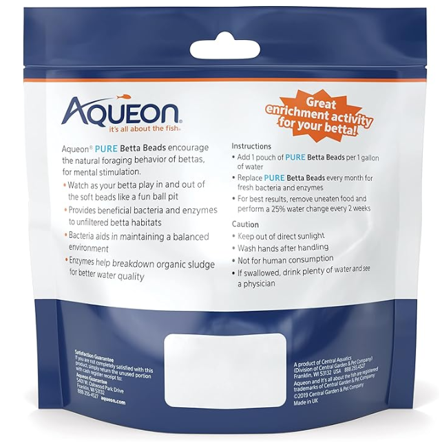 Aqueon Pure Betta Beads, Green