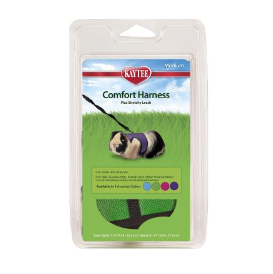 Kaytee Comfort Harness And Stretch Leash, Medium