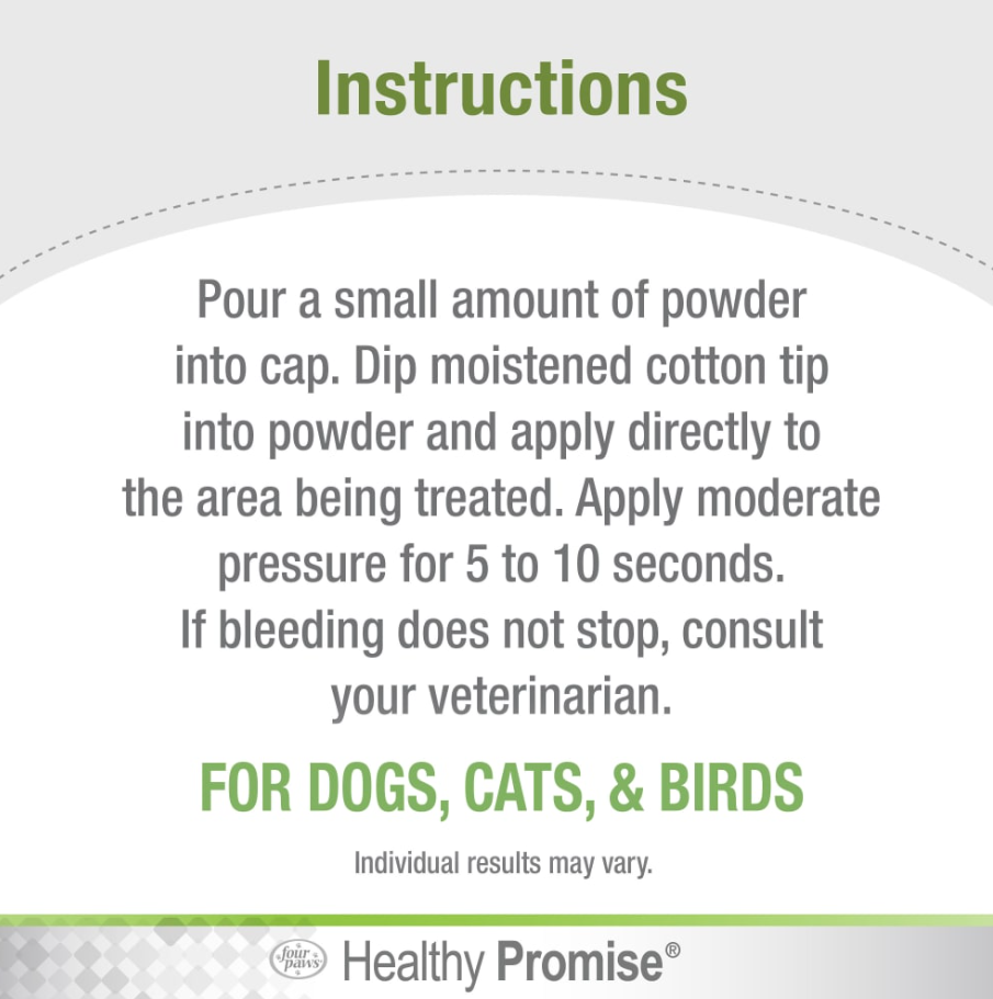 Healthy Promise Pet Quick-Action Pet Blood Stopper Styptic