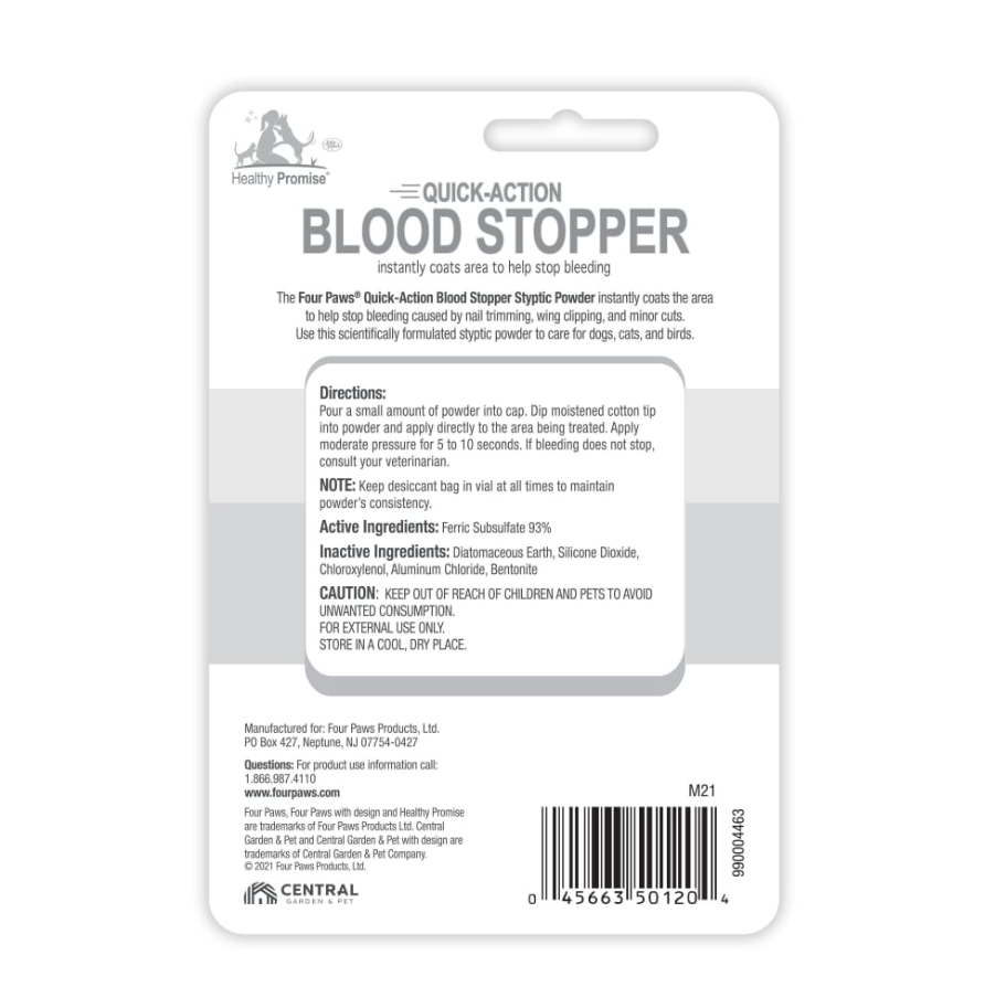 Healthy Promise Pet Quick-Action Pet Blood Stopper Styptic