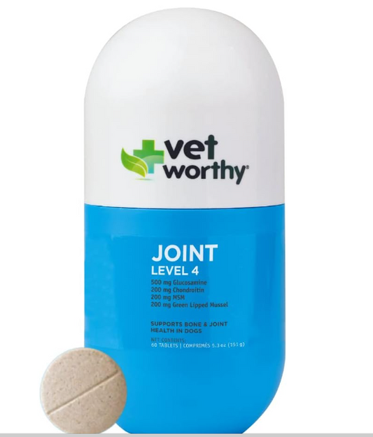 Vet Worthy Joint Support Level 4 - Chewable Tablet 60ct
