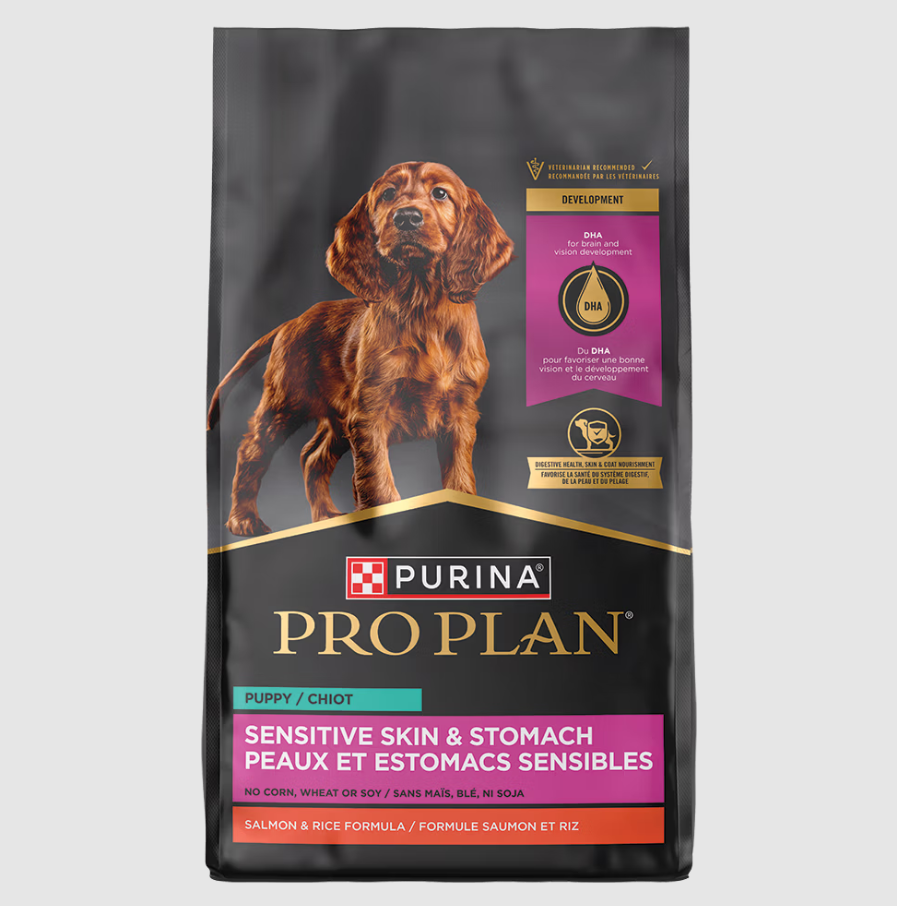 Pro Plan Puppy Sensitive Skin & Stomach Salmon & Rice Formula Dry Dog Food