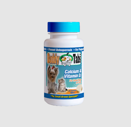 Buddy Tabs Calcium & Vitamin D3 (60 Tabs)