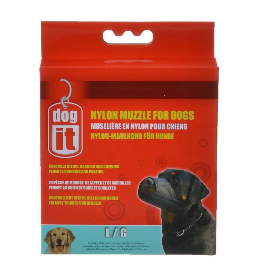 Dog It Nylon Muzzle for Dogs