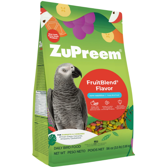 ZuPreem FruitBlend Daily Nutrition Parrot & Conure Pellet