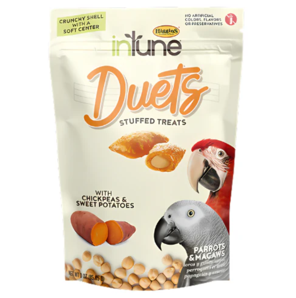 Higgins Intune Duets Chickpeas & Sweet Potatoes Bird Treat 3 oz.