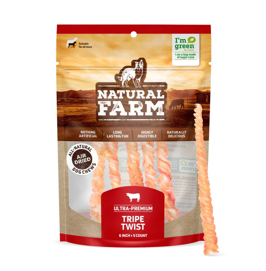 6" Tripe Twist 5 Pack