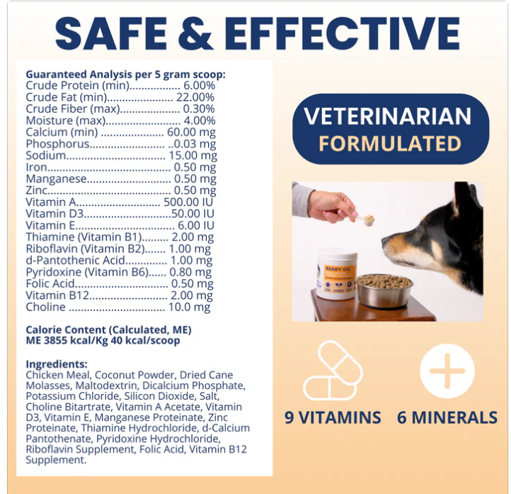 Ready Cal® High Calorie Powder for Dogs
