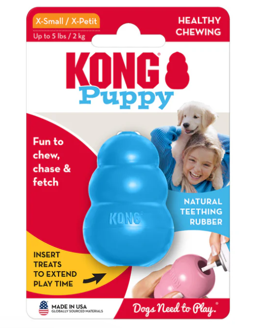 KONG Puppy Xtra Small: Pink & Blue