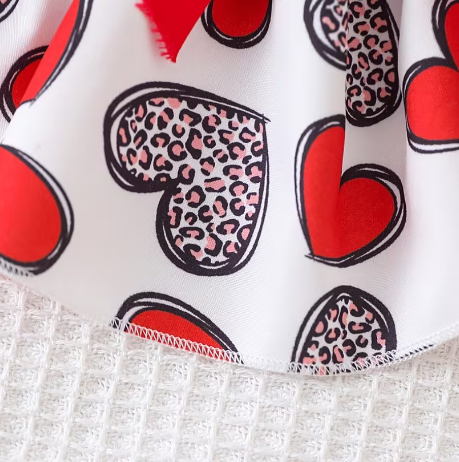 Dress Hearts- Animal Print