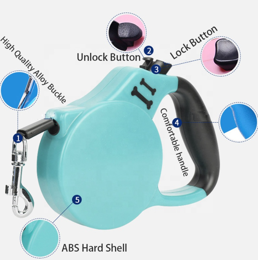 Automatic Retractable Leash 5m