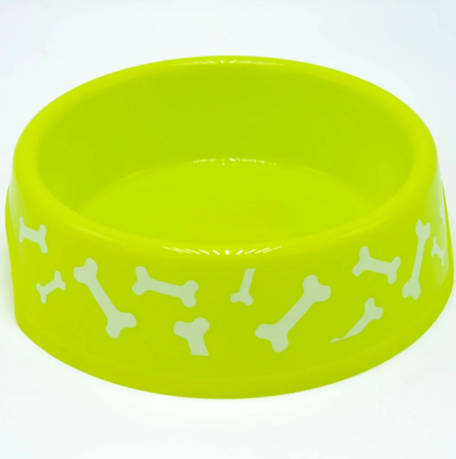 Plastic Dish Bowl Plate with Bones