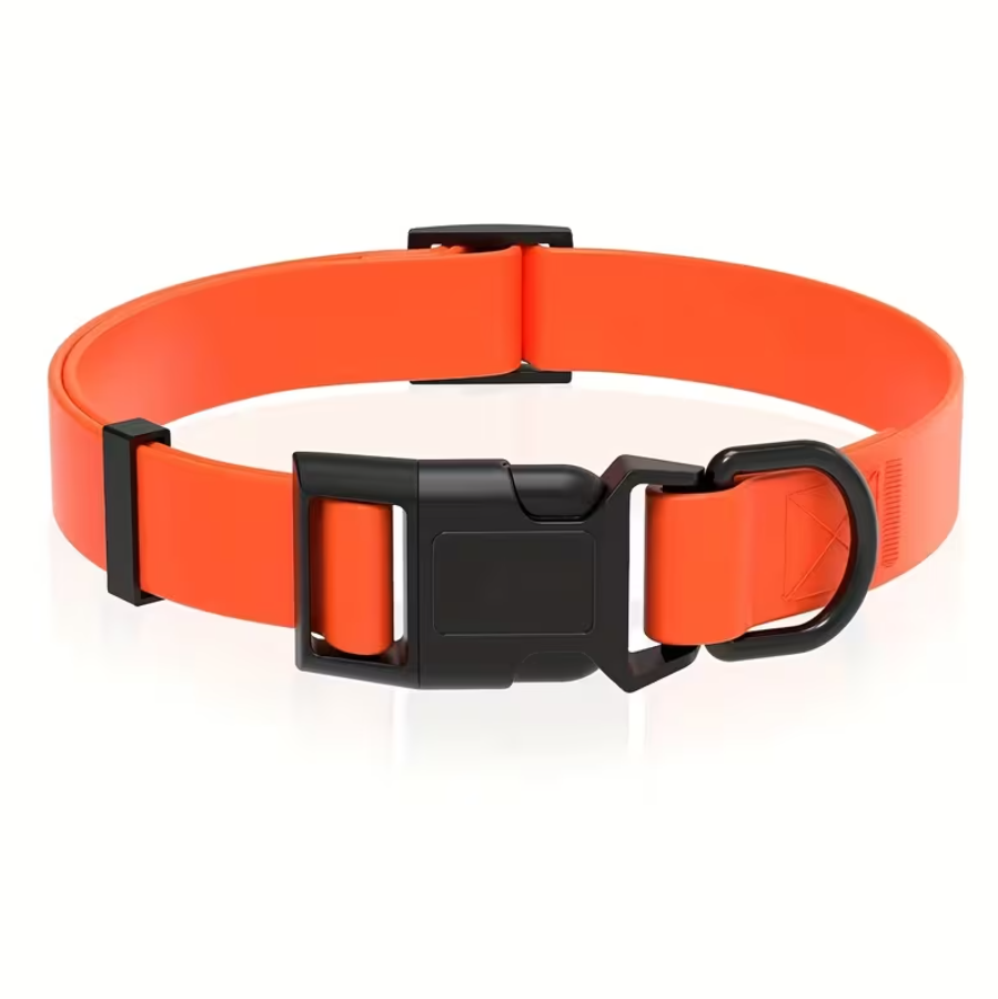 Collar PVC Black Brooch