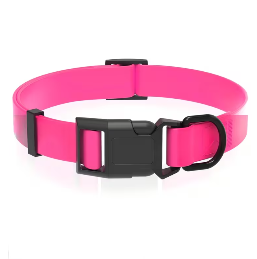 Collar PVC Black Brooch