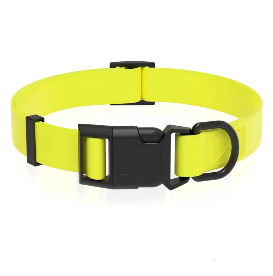 Collar PVC Black Brooch