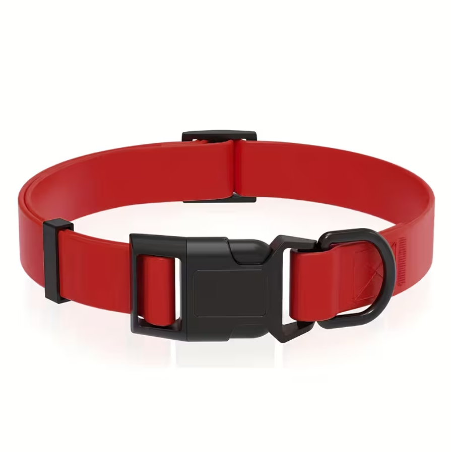 Collar PVC Black Brooch