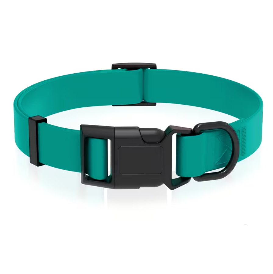 Collar PVC Black Brooch