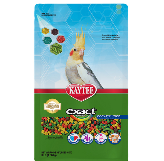 Kaytee Exact Rainbow Cockatiel Food