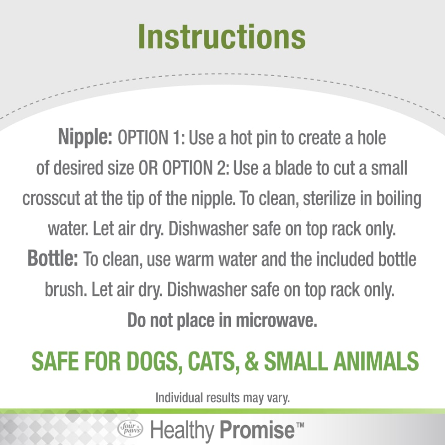 Pet Nursing Kit - Bottle and Brush