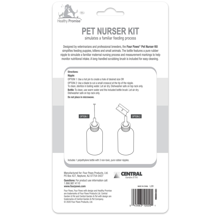 Pet Nursing Kit - Bottle and Brush
