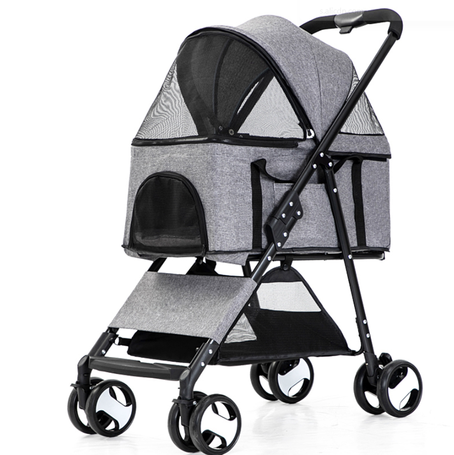 Luxury Pet Stroller Dog Carrier Car Seat