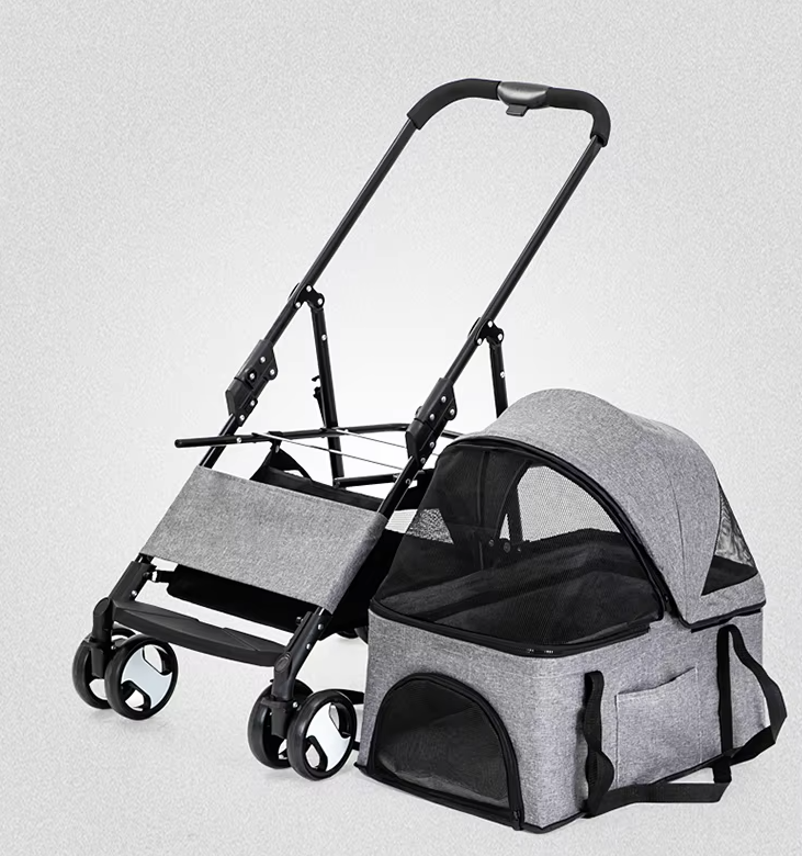 Luxury Pet Stroller Dog Carrier Car Seat