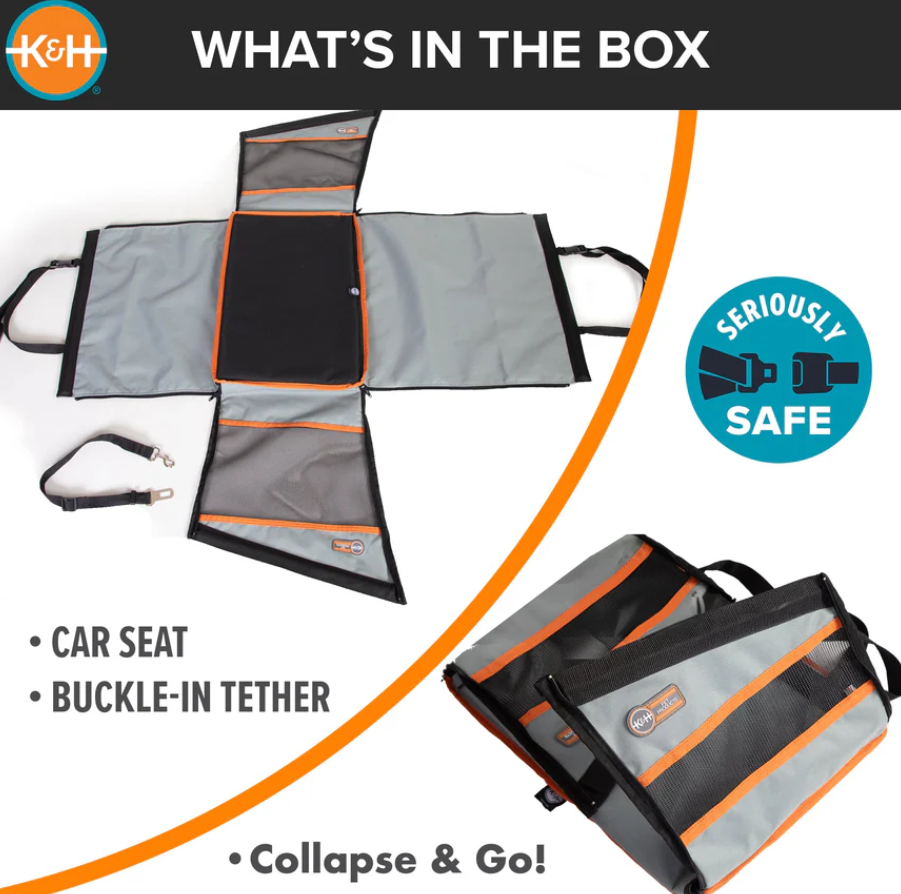 K&H Buckle n' Go Pet Seat Large