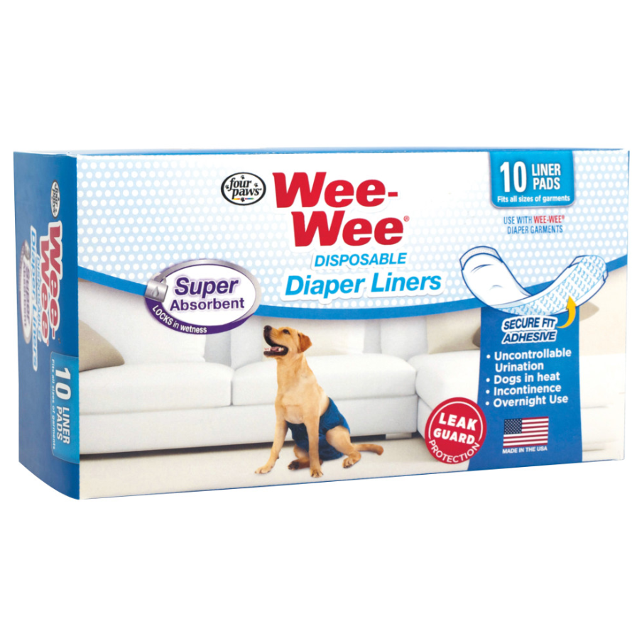 Wee-Wee Super Absorbent Disposable Dog Diaper Liners