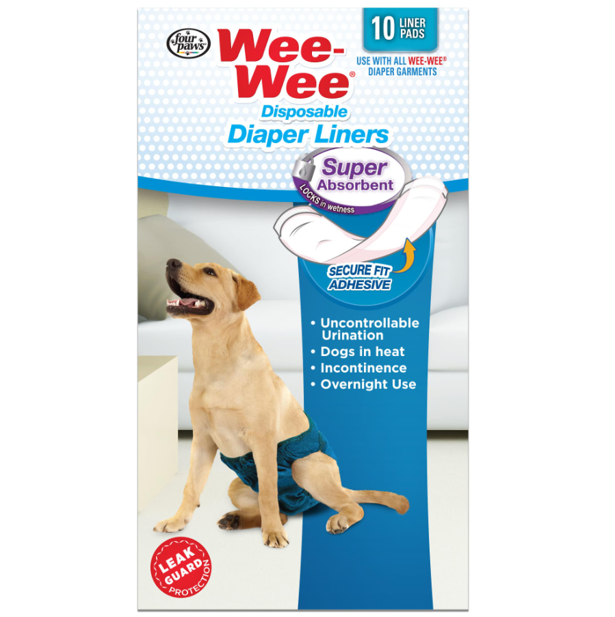 Wee-Wee Super Absorbent Disposable Dog Diaper Liners
