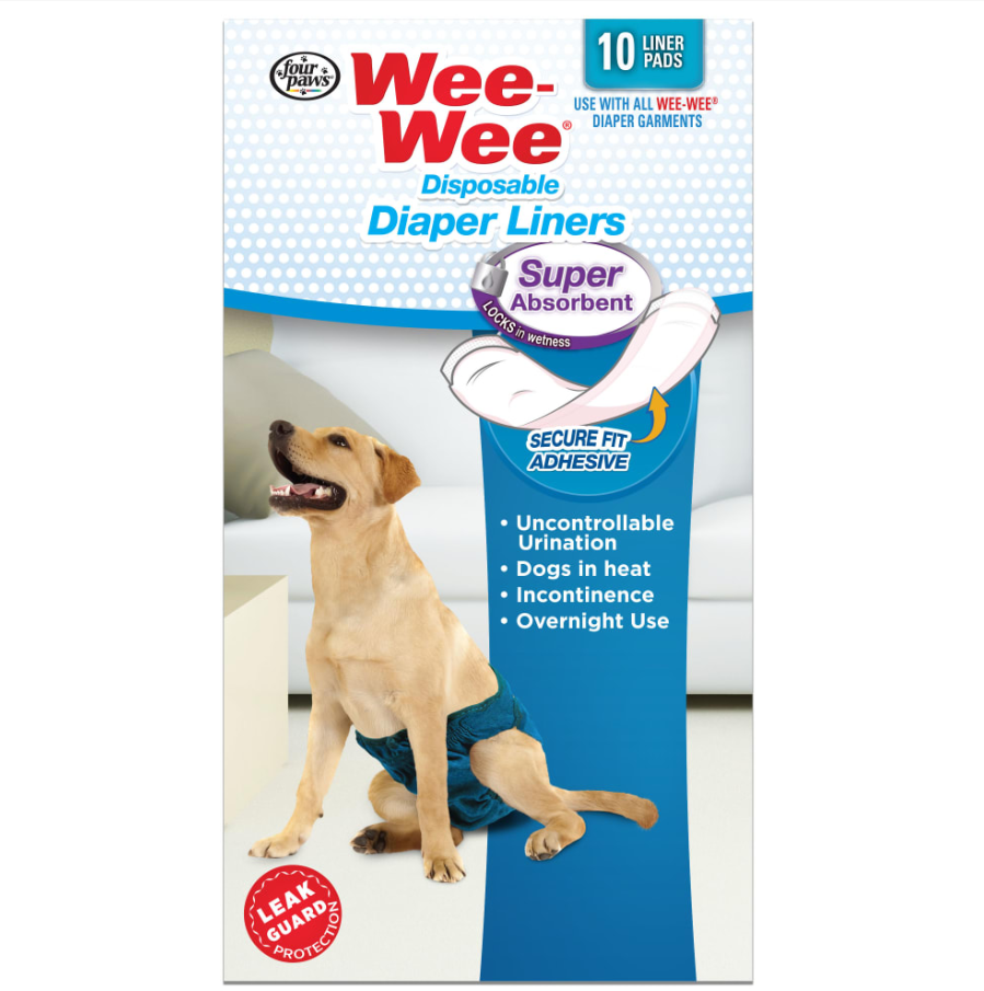 Wee-Wee Super Absorbent Disposable Dog Diaper Liners